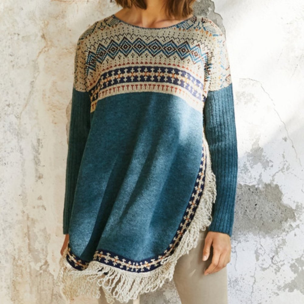 Peruvian Connection Afghan Pullover - image 2